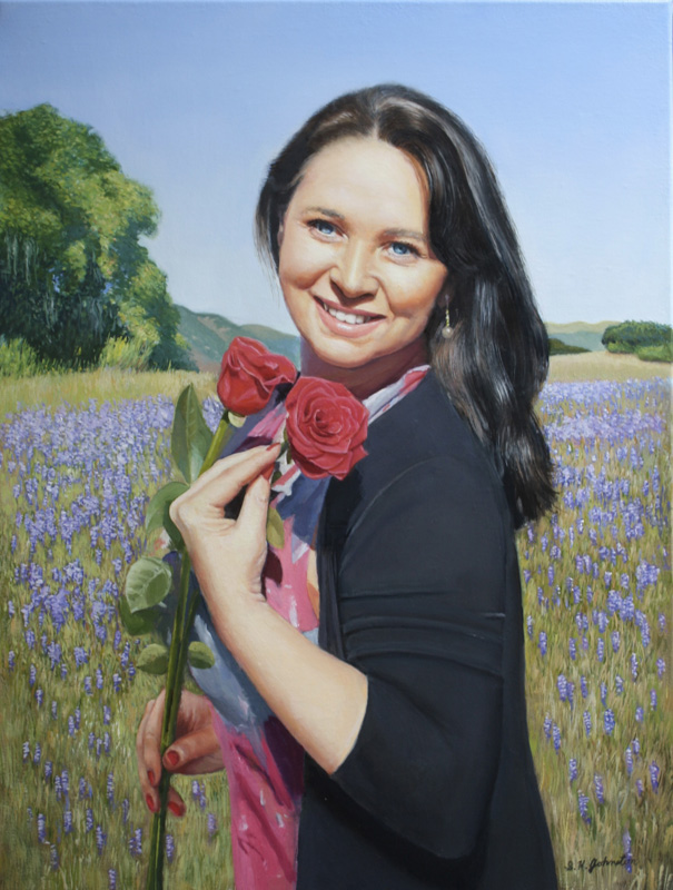 Brygida With Roses
	